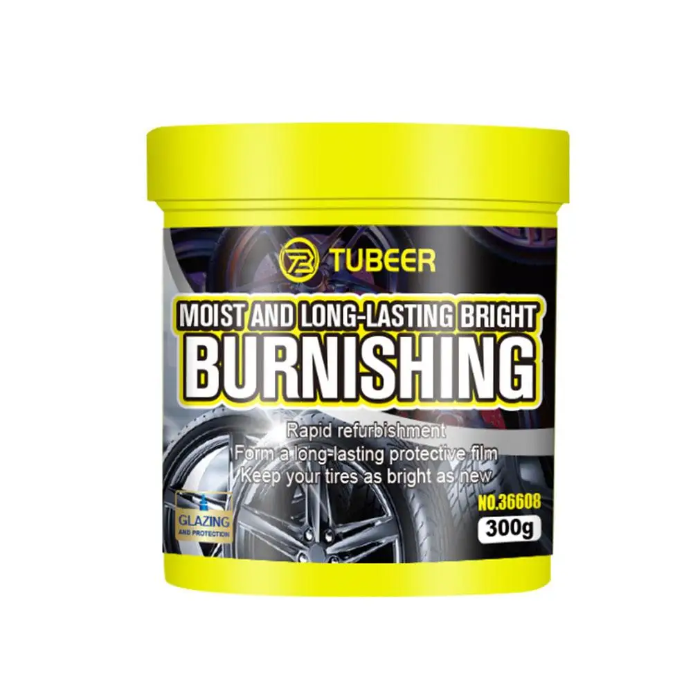 Long Lasting Tire Gloss Wax Car Tyre Gloss Blackening Car Supplies Wax Tire Refurbishment Cream Maintenance Detailing Vehic K7F5