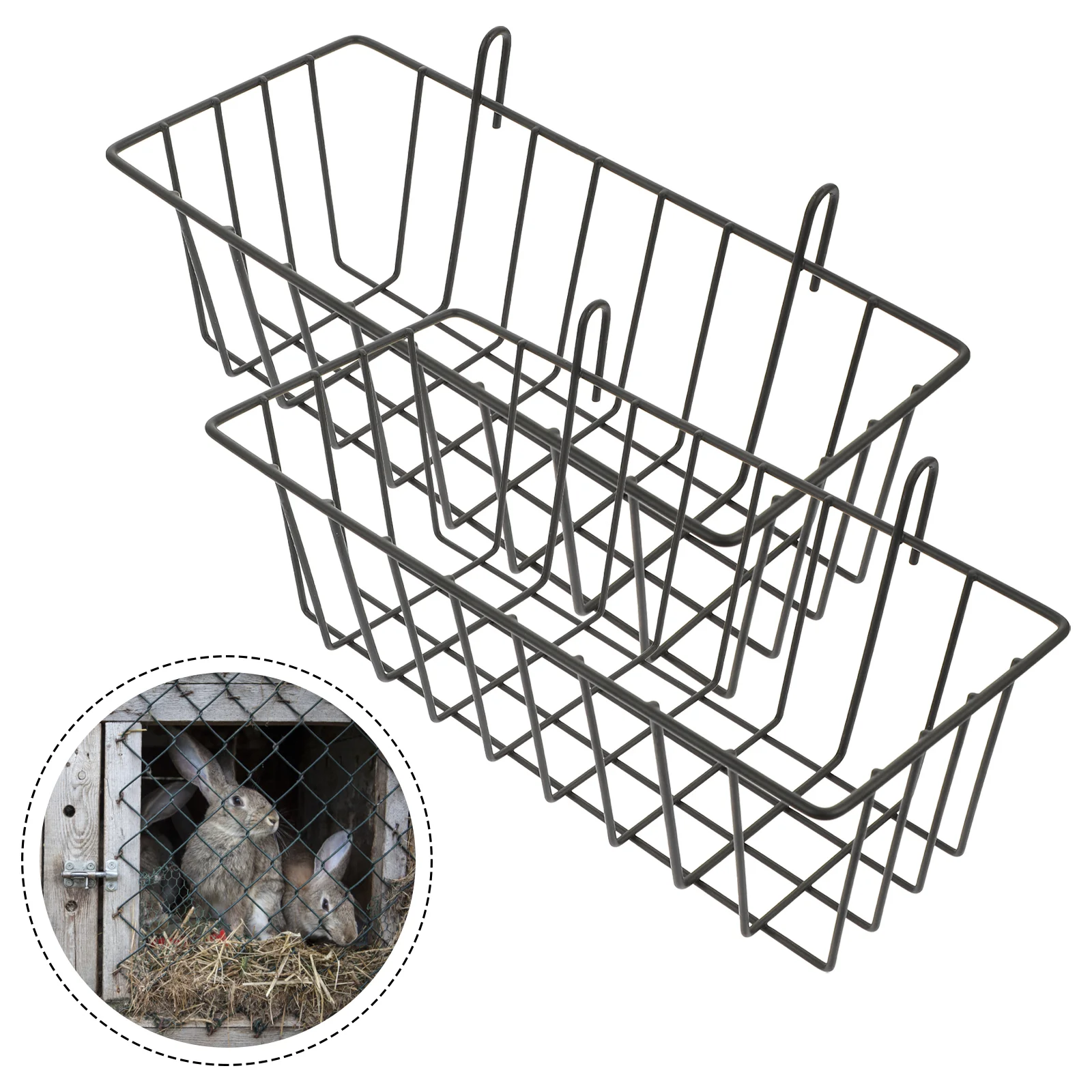 

Rabbit Feeder Racks Cage Metal Rabbit Rack Multi-Function Racks Rabbit Feeder Racks Rabbit Cage Supplies