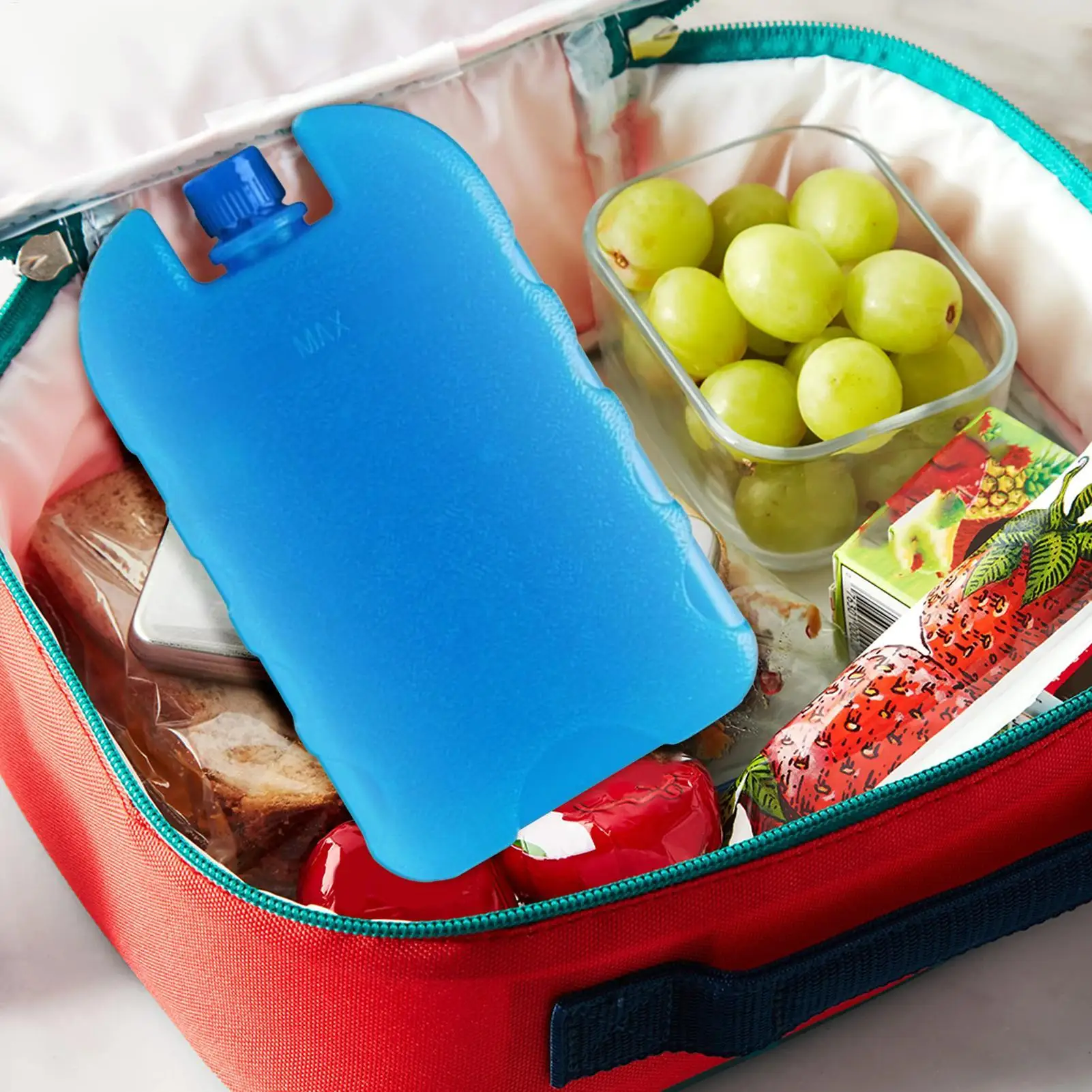 Reusable Ice Box New Keep Fresh Refrigeration Refrigerated Shipping Cooling Box PE Picnic Cooler Box Freezer Ice Cooling Packs