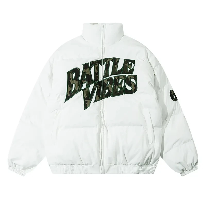 

Пуховик женский из хлопка, Осень-зима 2023, новое хлопковое пальто с надписью в американском уличном стиле, модные повседневные свободные парки для женщин