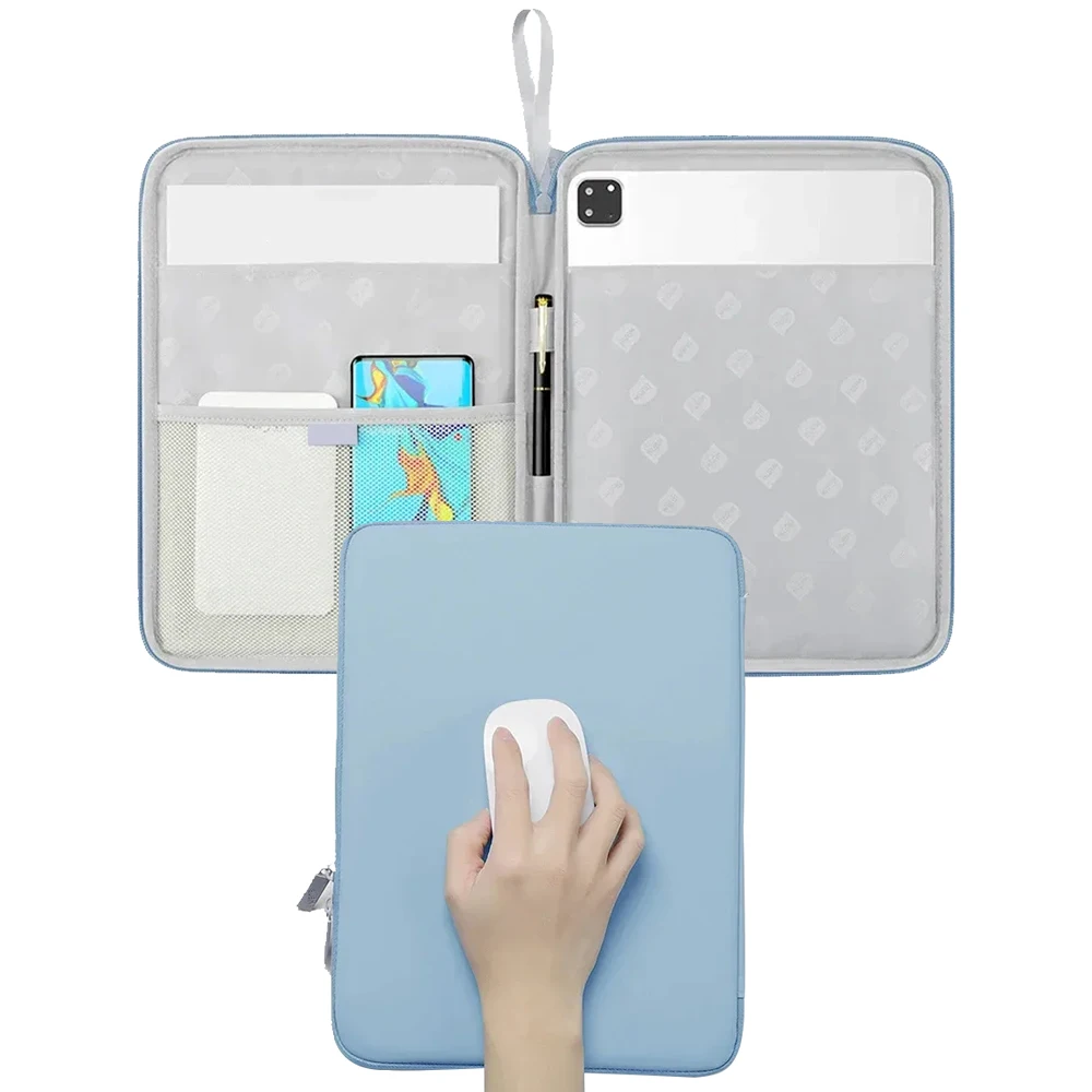 Shockproof PU Tablet Sleeve Bag, 9-11 Inch Premium Case