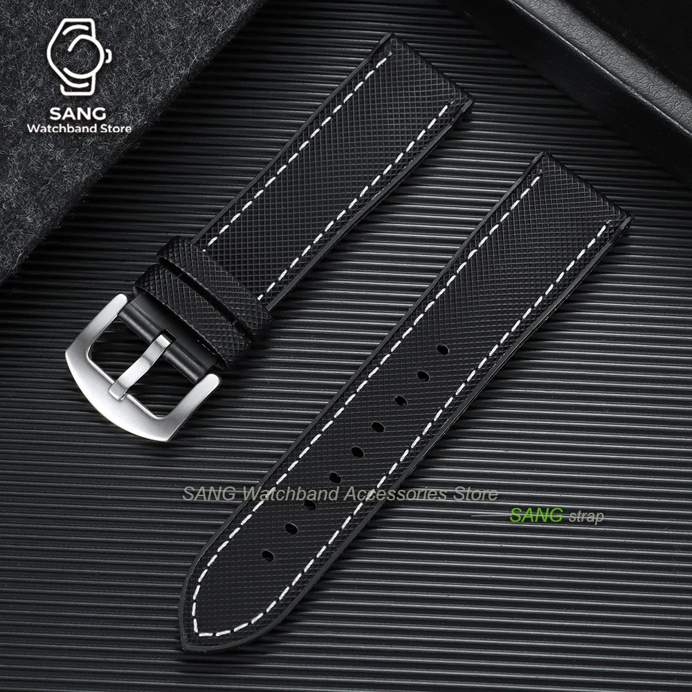 Universal Metal Buckle Watch Band - Premium Nylon & Silicone Sport Wristband