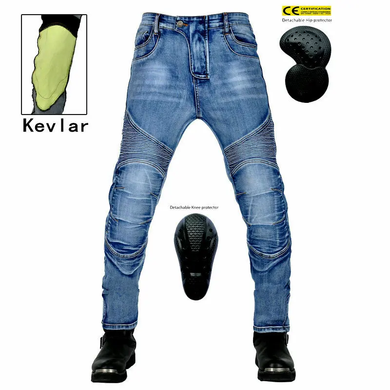 Bikers Gear Australia Ladies Black Stretch Denim Kevlar Lined Protective Motorcycle Jeans with Removable CE1621-1 Armour UK 8S EU XS