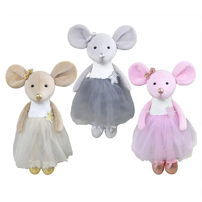 Soft Stuffed Animal Cute Long Ear Bunny Plush Doll Toys Kawaii Ballet Rabbit Plush Toy for Kids Baby Sleeping Plushie Pillow Toy 5