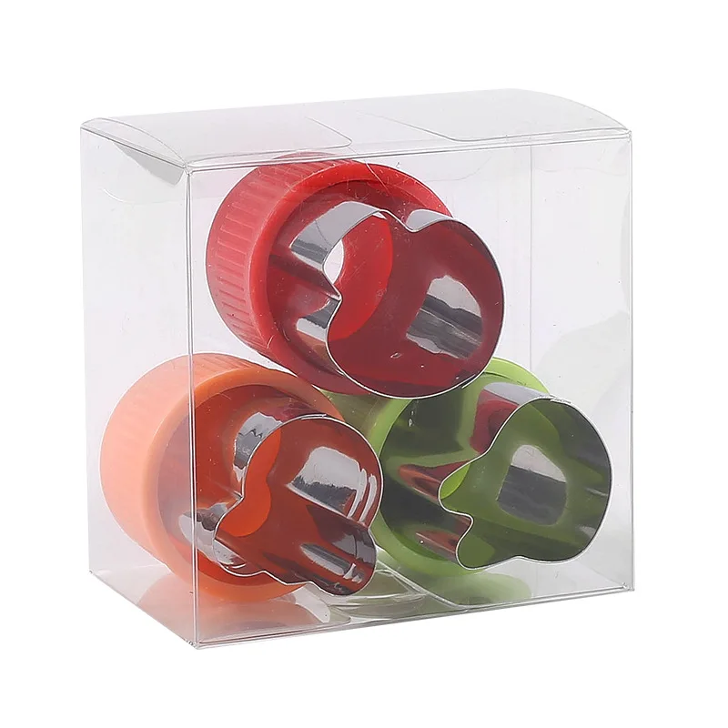 3pcs Vegetable Cutters Shapes Set DIY Cookie Cutter Flower For Kids Shaped Treats Food Fruit Cutter Mold Kitchen Gadgets