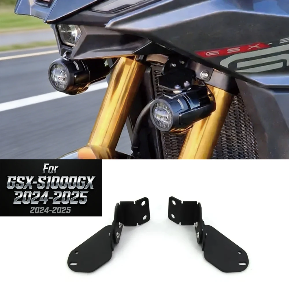 ? 안개등 LED 브래킷 액세서리 GSX-S1000 GX용 GSX-S1000GX 2024-2025 오토바이 보조 조명 홀더 지원