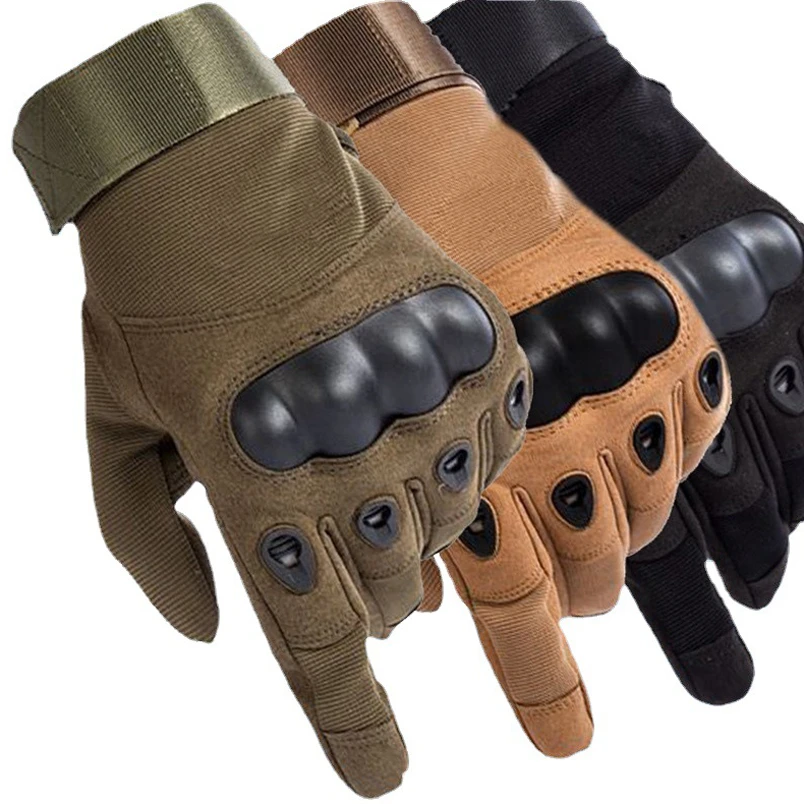 Tactical Gloves Long Finger Special Forces Soft Shell Design Climbing