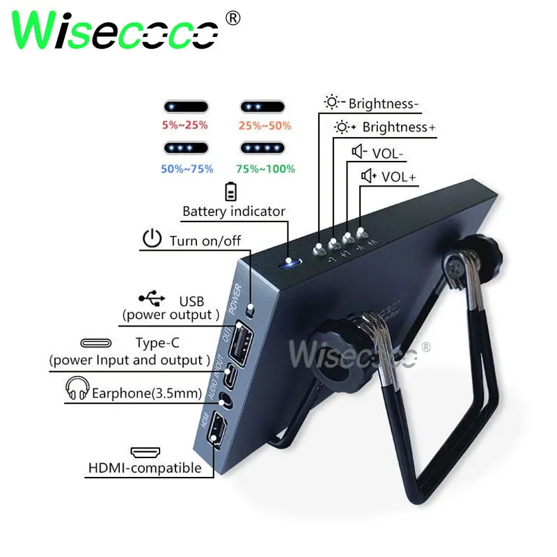޴   ͸ Ʈ   , 2560x1440 º , Wisecoco  LCD , 6 ġ, 2K