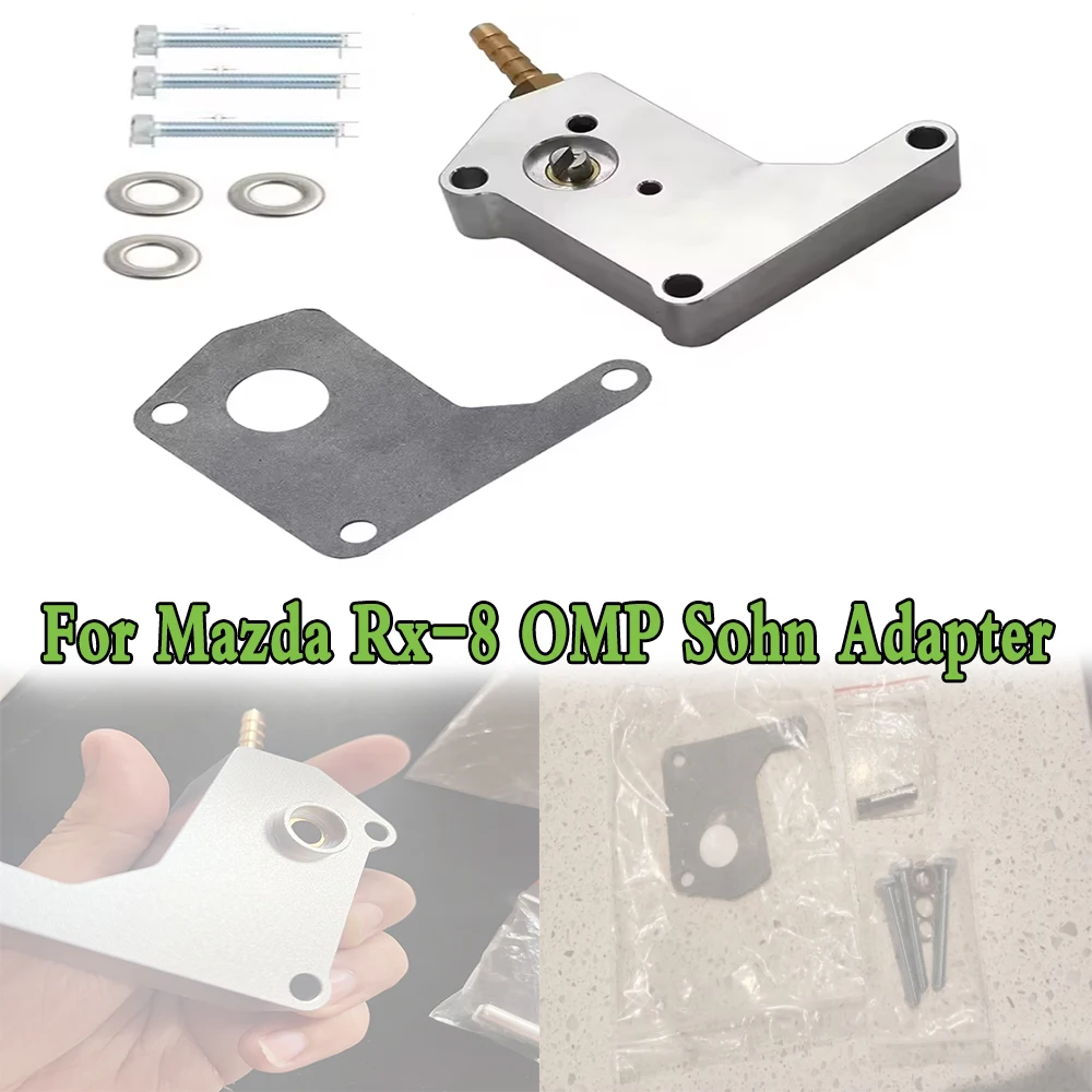 For Mazda Rx-8 OMP Sohn Adapter with Bolt and Gasket Oil Metering Adapter Set Automotive Oil Metering Parts Upgraded Version
