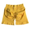 Dynamic Shorts with Logo Low Waist Seamless Yoga Shorts Scrunch Bum Gym Shorts Workout Biker Short Stretch Fitness Clothing 4