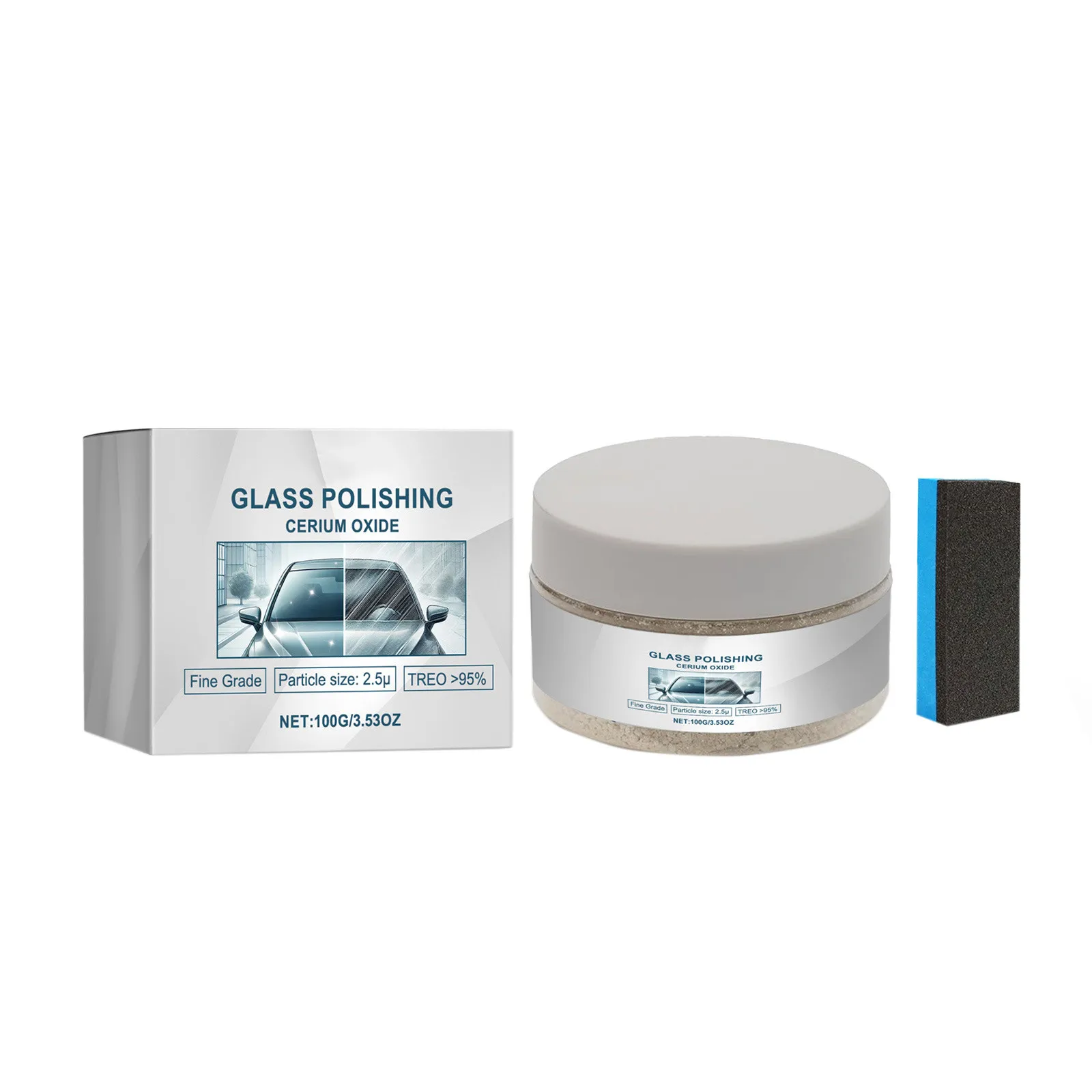 Car Glass Polish Fine Scratch Repairs High Efficiency Polishing Automotive