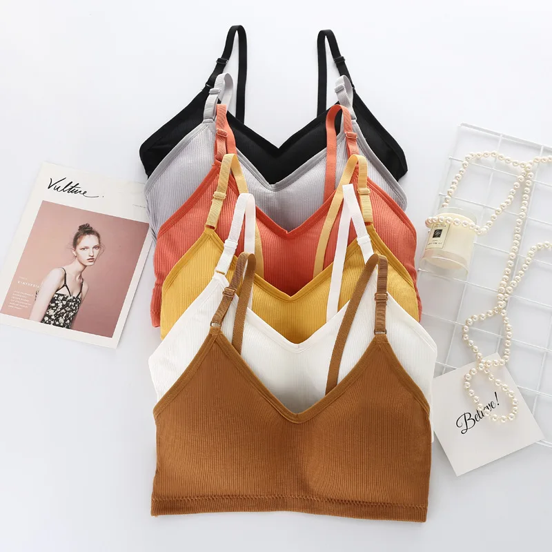 2022 Seamless Brassiere Bras For Women Full Cup Breathable Bralette Wire Free Sleep Bra Tube Top Bralette Thread Girl Women Bra