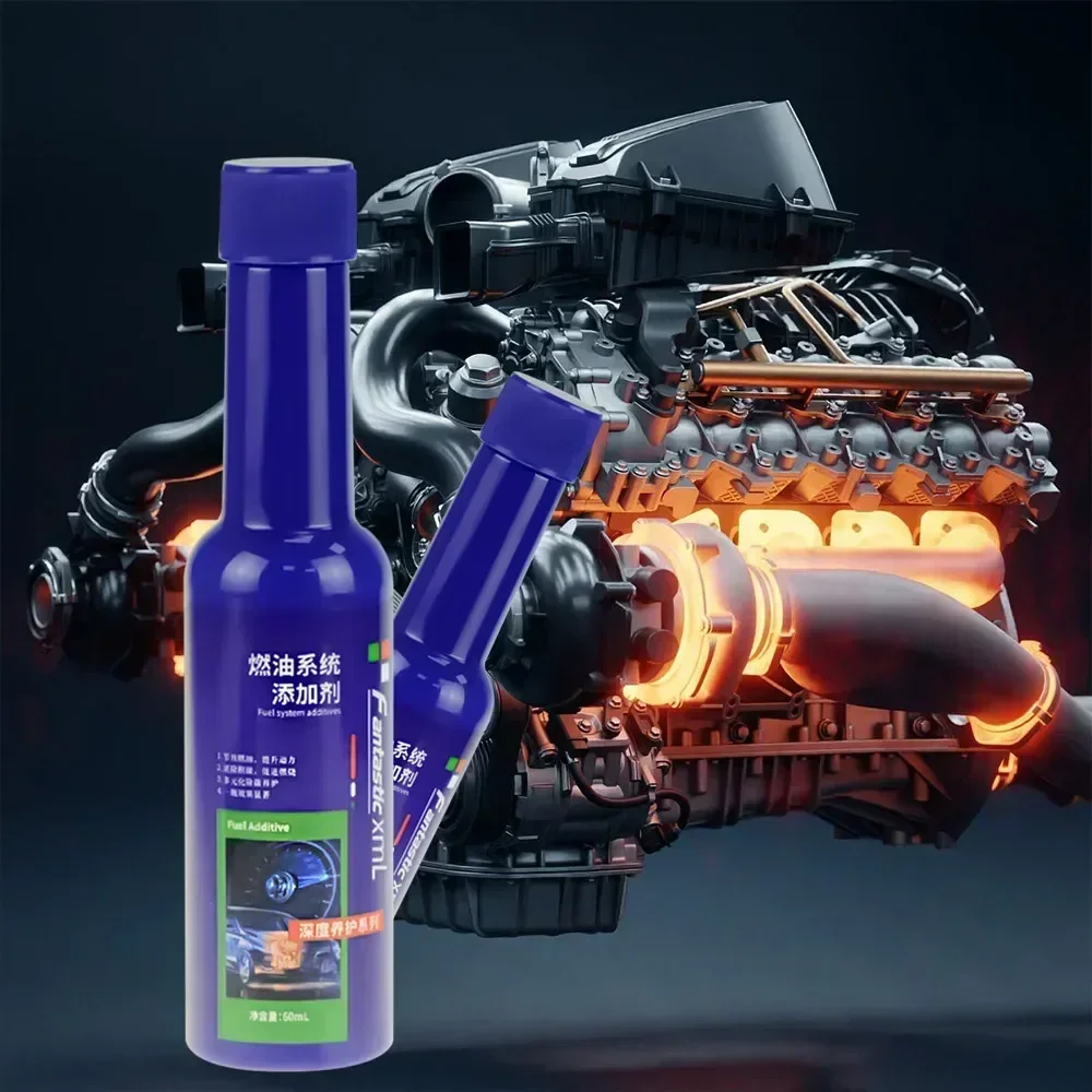 60ml Fuel Gasolines Injector Cleaner Car System Petrol Saver Save Gas Oil Additive Restore Saving Fuel Clear Carbon Deposit