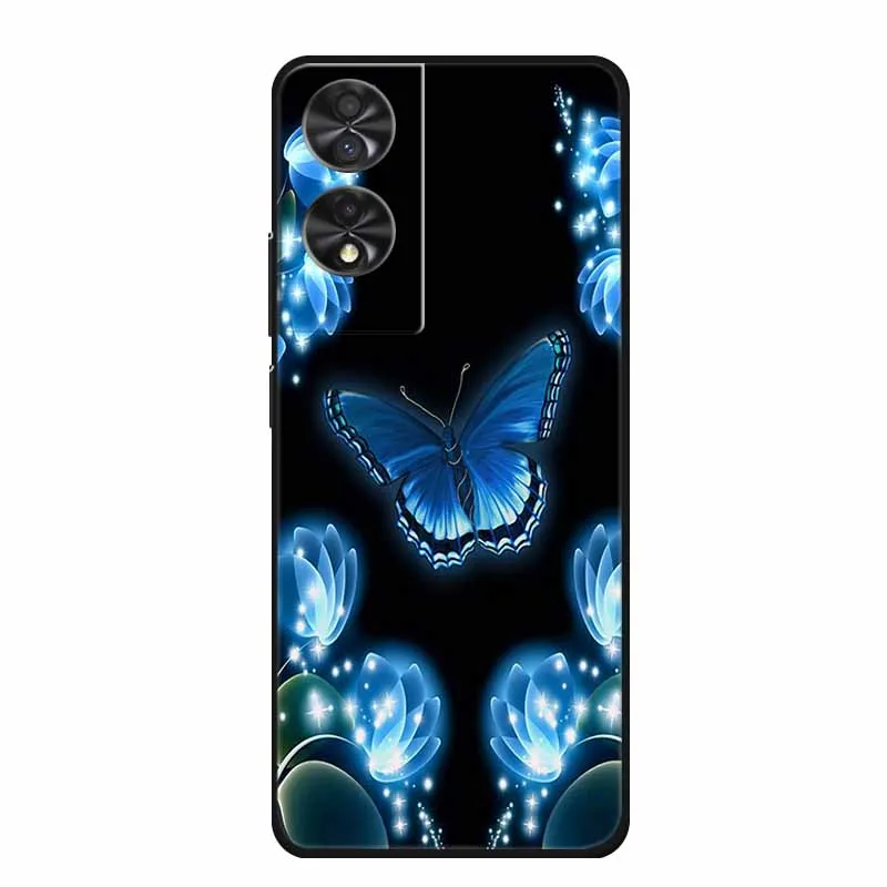 Animal Cartoon TPU Soft Silicone Phone Case Cover with Wolf Design