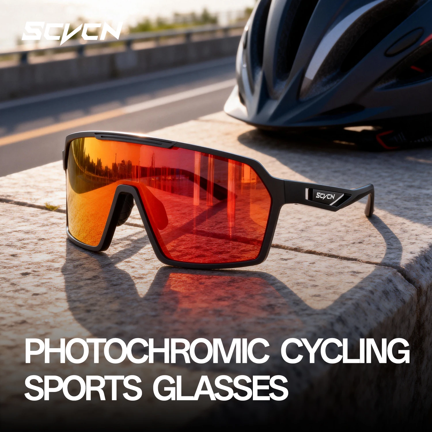 Photochromic UV400 Outdoor Sports Sunglasses