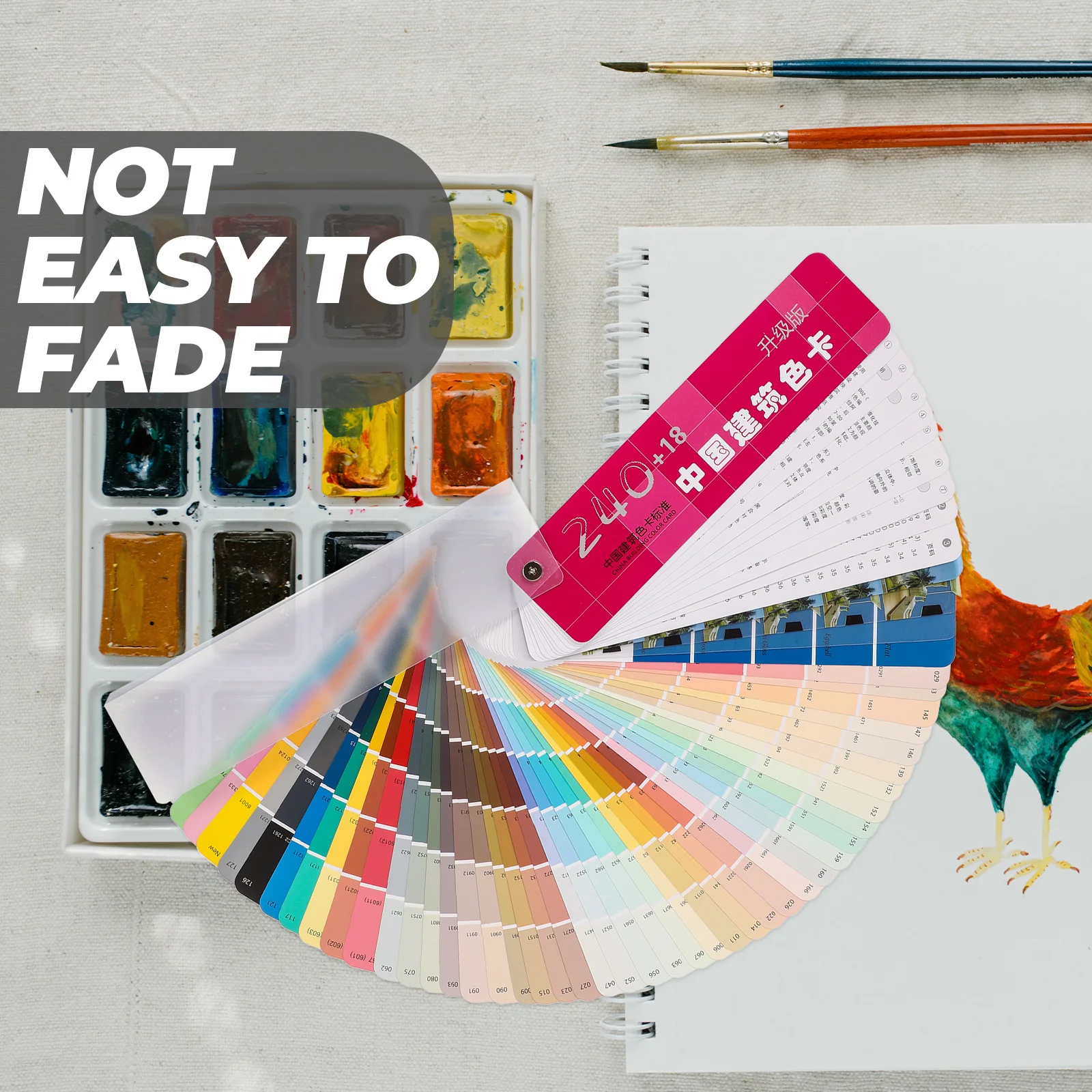 1 Set of Color Comparing Cards Architecture Paint Color Cards Drawing Supplies paint color matching tool