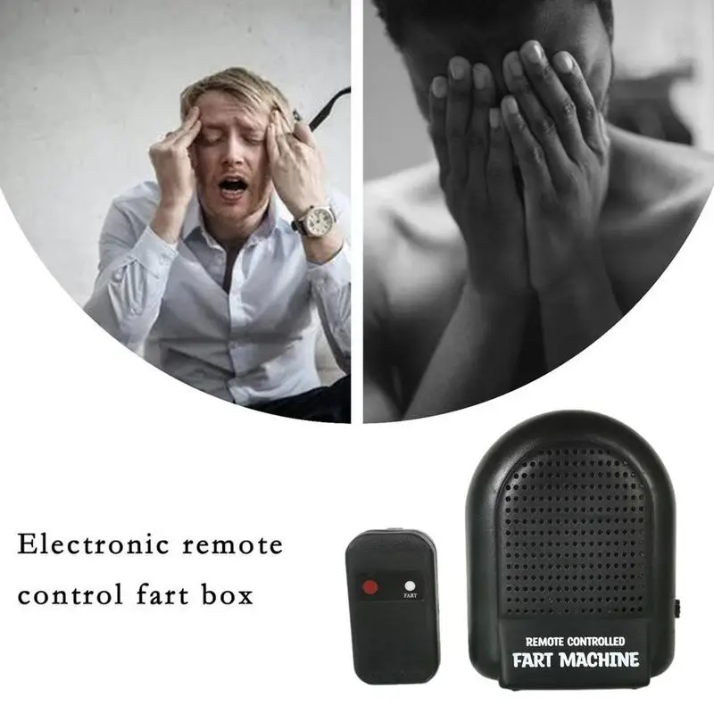 Remote Control Fart Box Children Toy Joke Prank Novelties Fart Machine Multi-Functional Cute Farting Toy Box Party Prank Toy