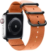 

case+Strap For Apple Watch band 44mm 40mm 45mm 41mm Nylon Fabric Elastic Bracelet iWatch Series 3 4 5 SE 6 7 Accessories