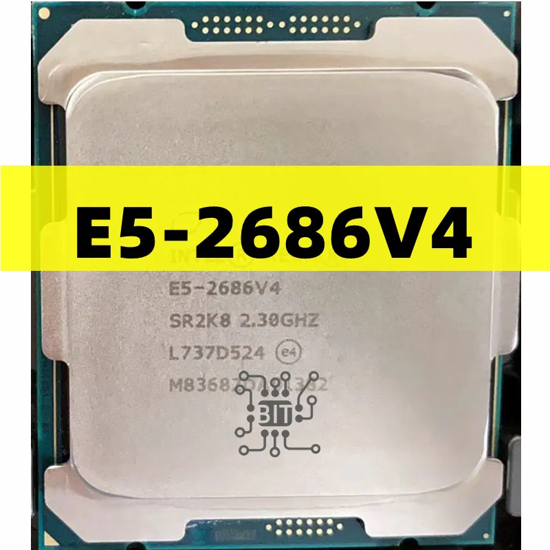 Xeon processor E5-2686V4 2.30GHZ 18-Core 36 threads145W E5 2686 V4 E5 2686V4 FCLGA2011-3 145W E5-2686 V4