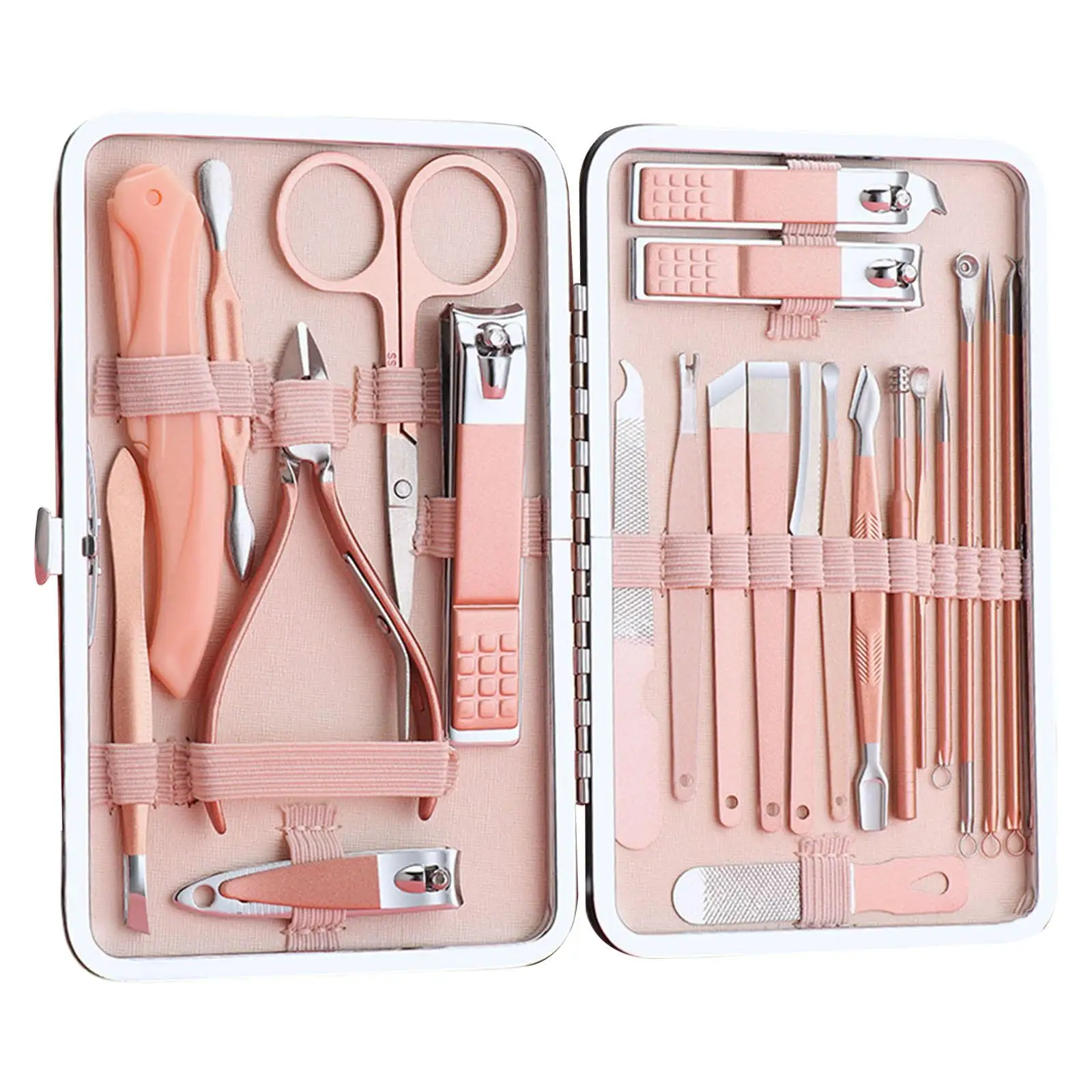 23x Manicure Nail Set Ear Spoon Cuticle for Nail Care