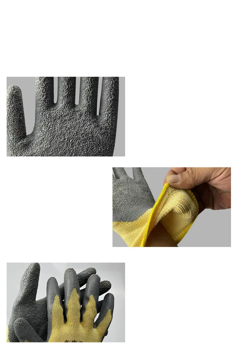 Guanti Isolati Per Elettricisti 400V - Antiscivolo, In Gomma E Nylon, Sicuri Per Lavori Elettrici E Manutenzione - Foto 6