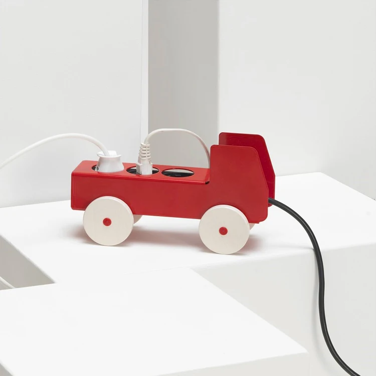 

Сетевая красная розетка в скандинавском стиле, персональная настольная розетка, декоративная коробка, креативная невидимая дизайнерская Автомобильная Милая патч-панель