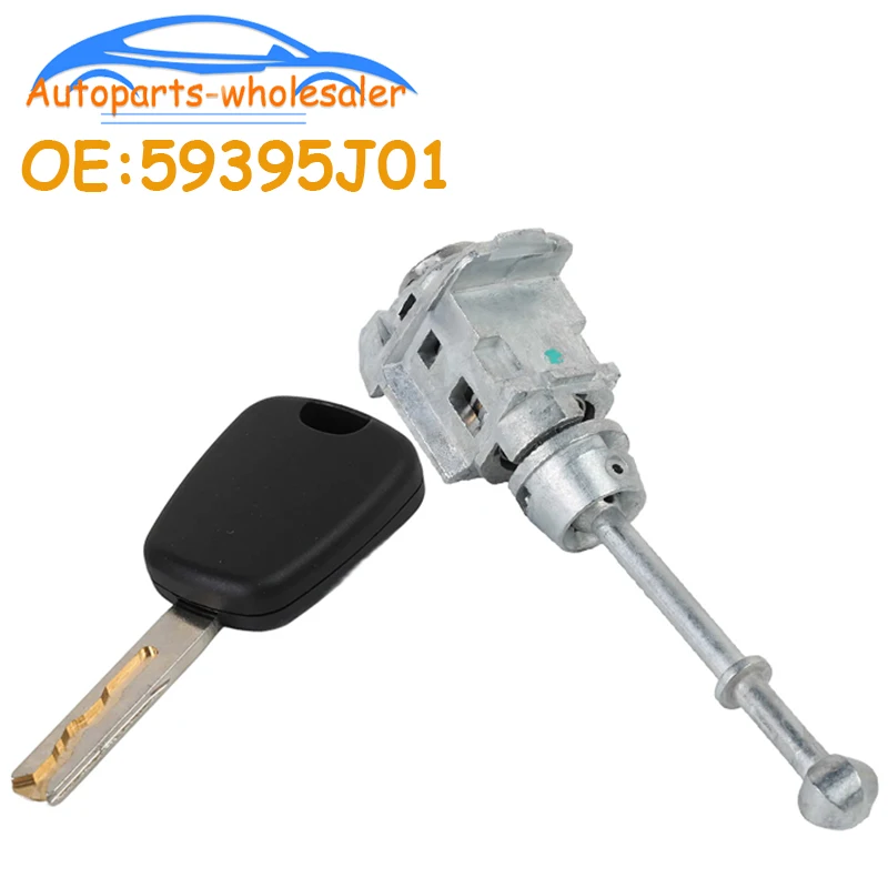 Door Lock Cylinder With Key 59395J01 501972 512645 1609893180 For Citroen C3 C5