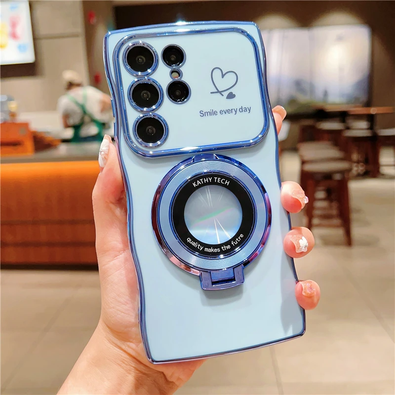 Rotatable Magnetic Kickstand Shockproof Phone Case - Anti-Drop Protection Cover
