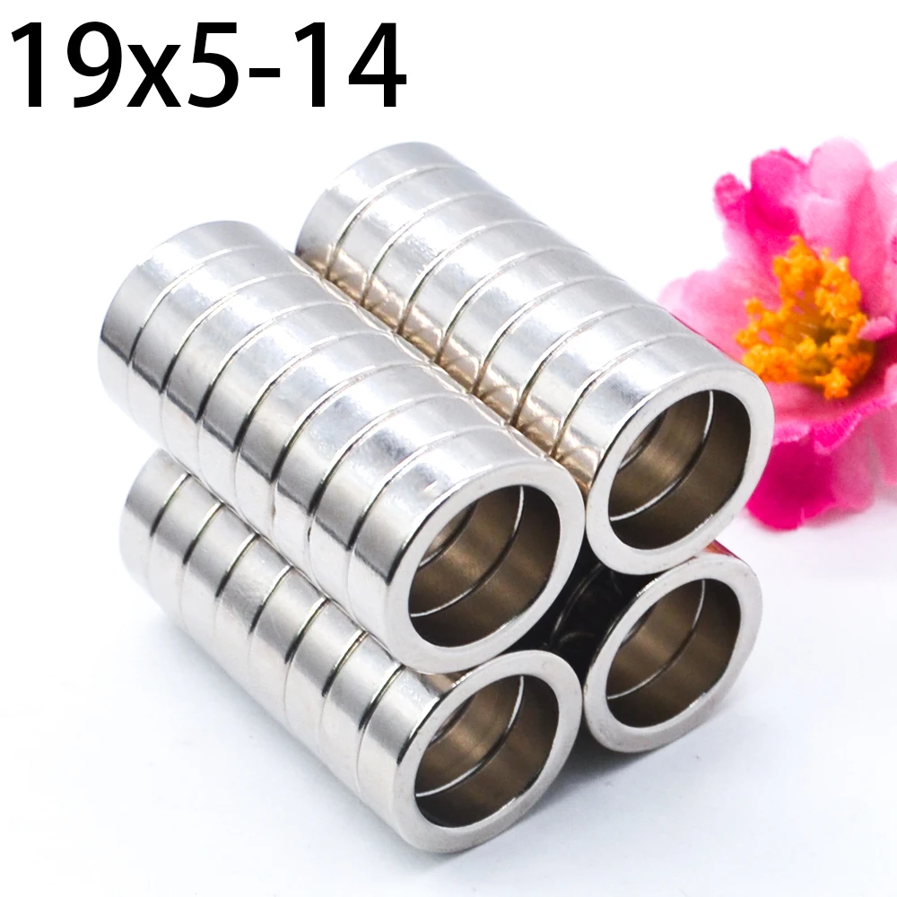 Pack Imanes Neodimio Pack 8 Imanes Neodimio Avellanados 32x5mm | Fuerza 12kg | Agujero 5mm Para Tornillos | Tierras Raras Imanes 32mm Diámetro
