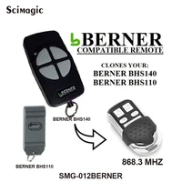 BERNER BHS121 BHS221 BHS140 BHS110 BHS153 BHS121 BHS130 Garage Door Remote 868MHz Replicator Handheld Transmitter - Image 2