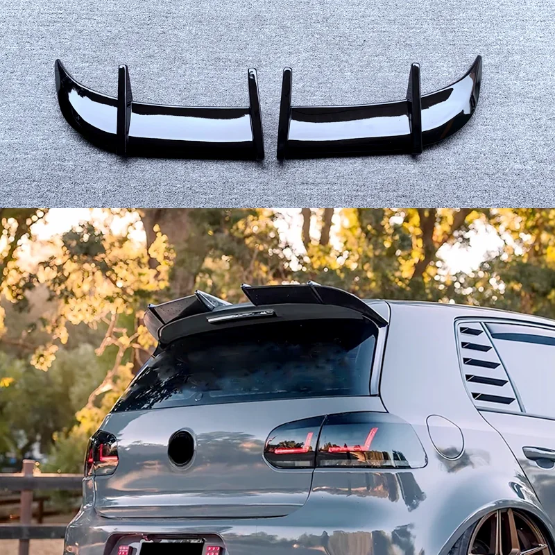 

Автомобильный задний спойлер из АБС-пластика для VW Golf MK6 GTI R20 AK Style 2008-2013