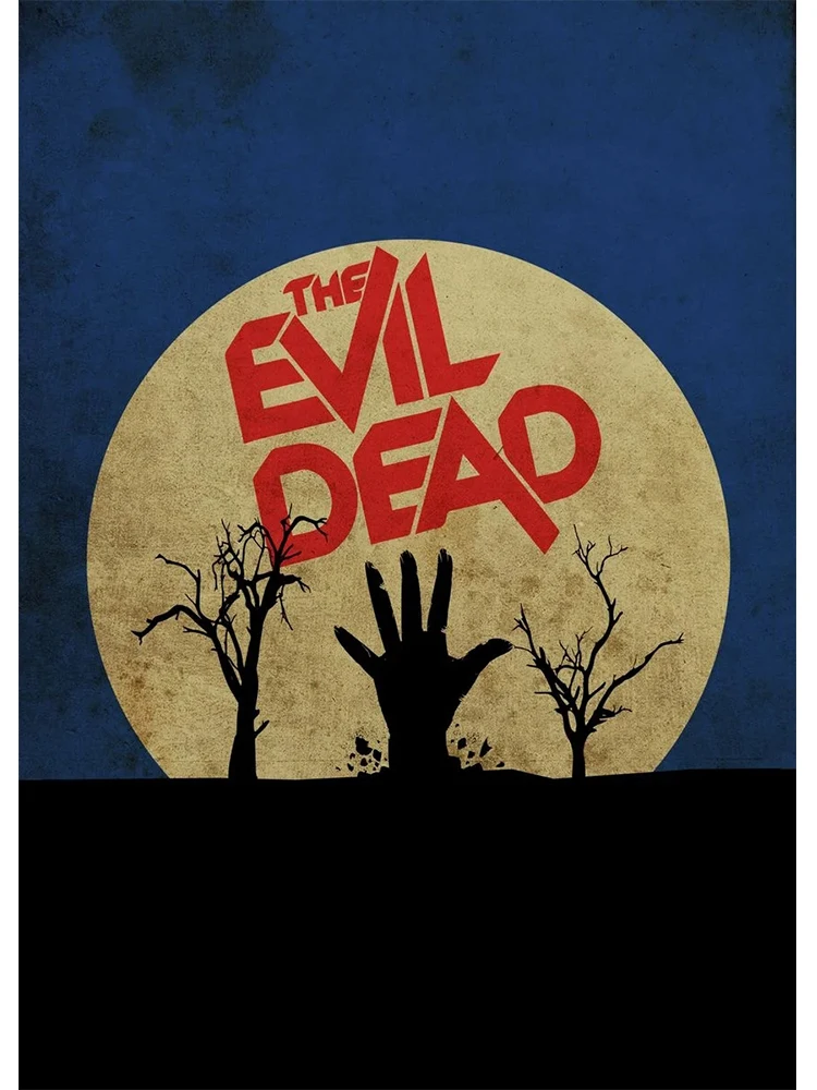 thumbnail image 1 of Póster de pared de The Evil Dead, película de terror clásica, pintura en lienzo, impresión e imagen para la decoración moderna del hogar, bar y sala de estar familiar, 1 of 5