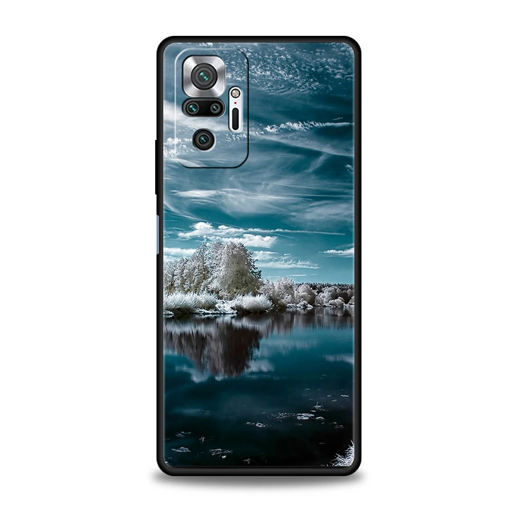 Painted Scenery Luxury Silicone Phone Case