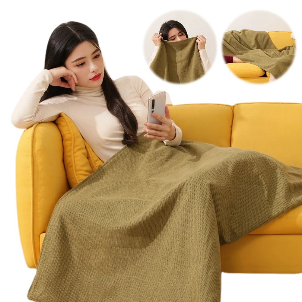 Wearable USB Electric Heated Blanket Heating Electric Blanket Shawl Portable Body Warmer Blanket for Home Office