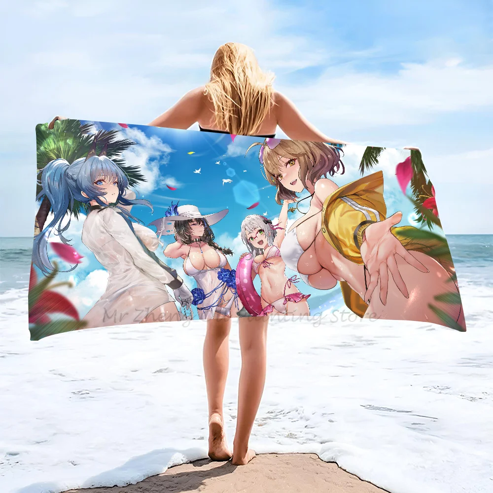 1pc NIKKE The Goddess Of Victory Alice Towel Microfiber Beach Towel Quick Dry Kids Beach Blanket Soft Unisex Camping Pool Towel 2