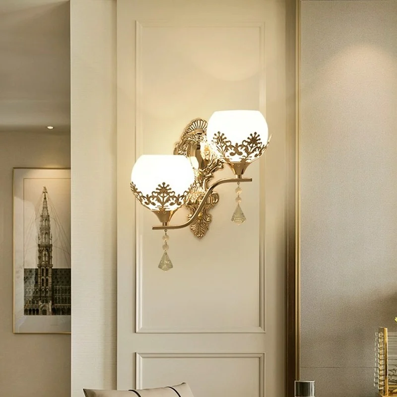 CrystalLuxe Wall Lamp Detail