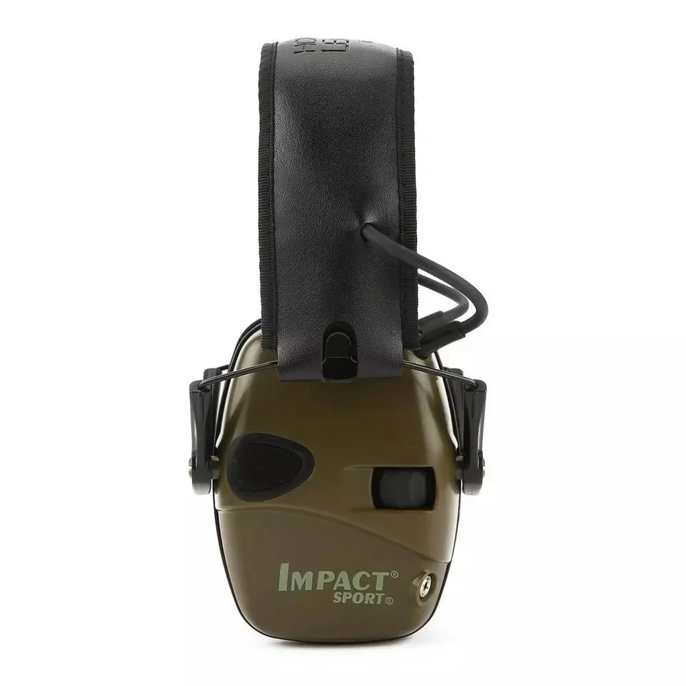 Honeywell Impact Sport Bolt Electronic Earmuff, Hunter Green - R-01526