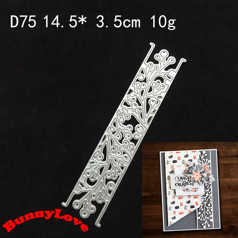 

Металлические штампы для резки с каймой ягод, штампованные штампы для скрапбукинга, бумаги, рукоделия, ножа, форма, лезвие, Дырокол