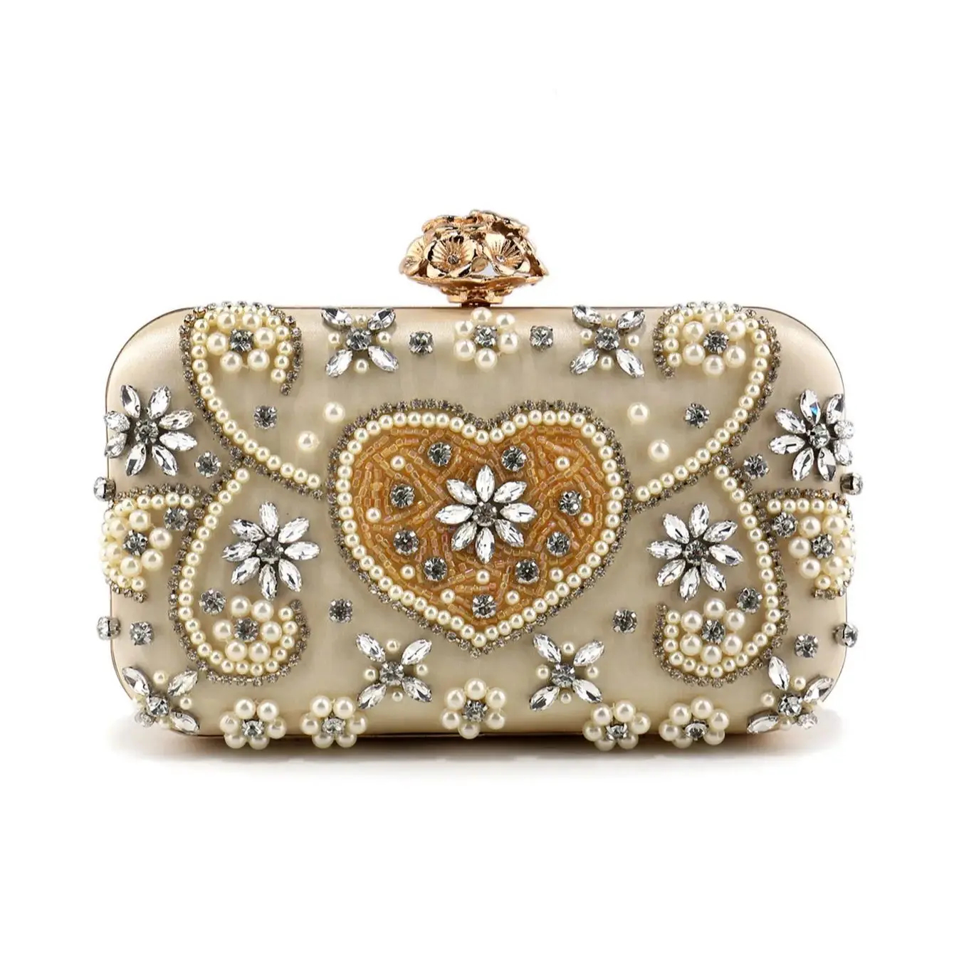 Luxury Diamond Evening Handbag for Women Wedding Party