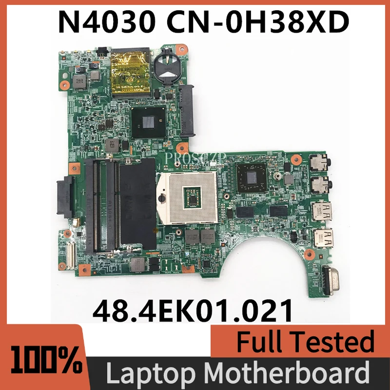 

CN-0H38XD 0H38XD H38XD High Quality Mainboard For Inspiron N4030 Laptop Motherboard 09259-2 48.4EK01.021 HM57 100%Full Tested OK