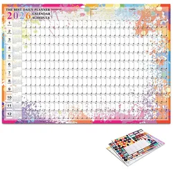 Deluxe 2026 Wall Calendar & Daily Planner - Year - Round Scheduling & Organization Tool (Vintage calendar)