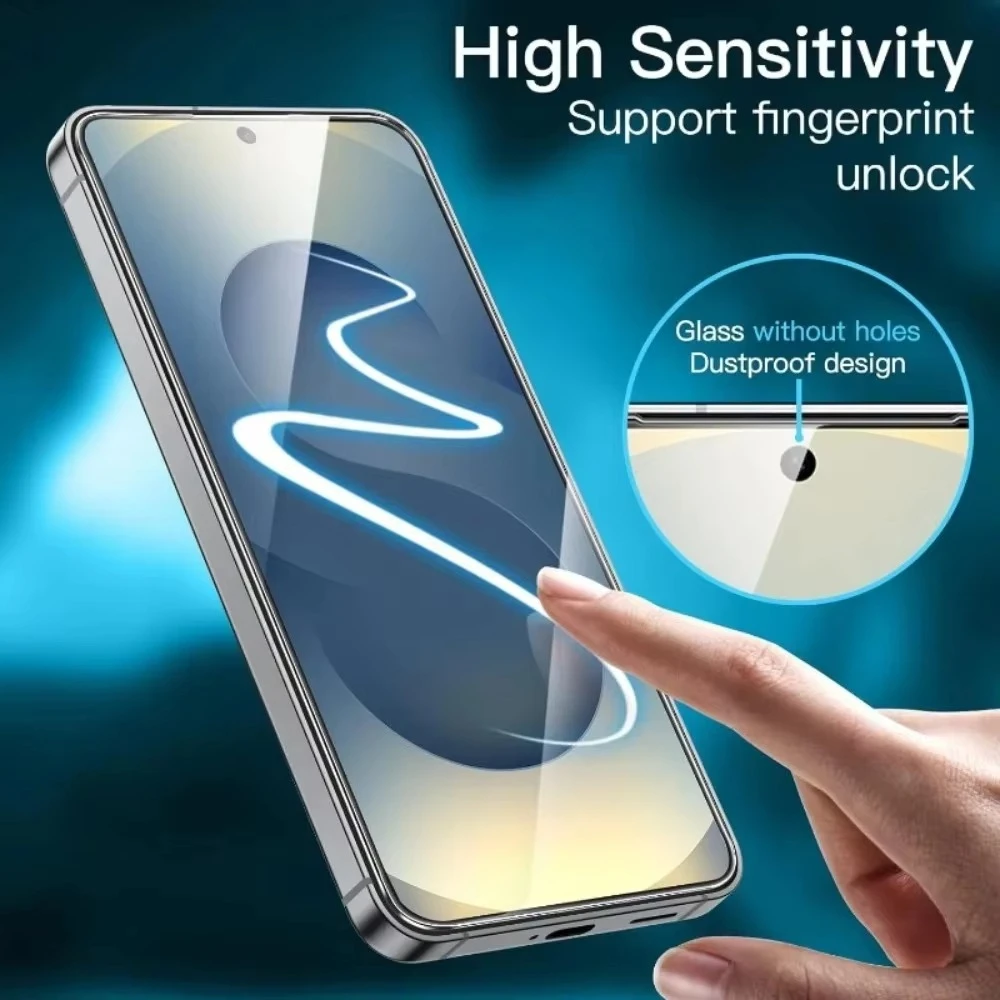 Ultimate Screen Protector 3-Pack with One-Click Installation - Full Coverage Tempered Glass