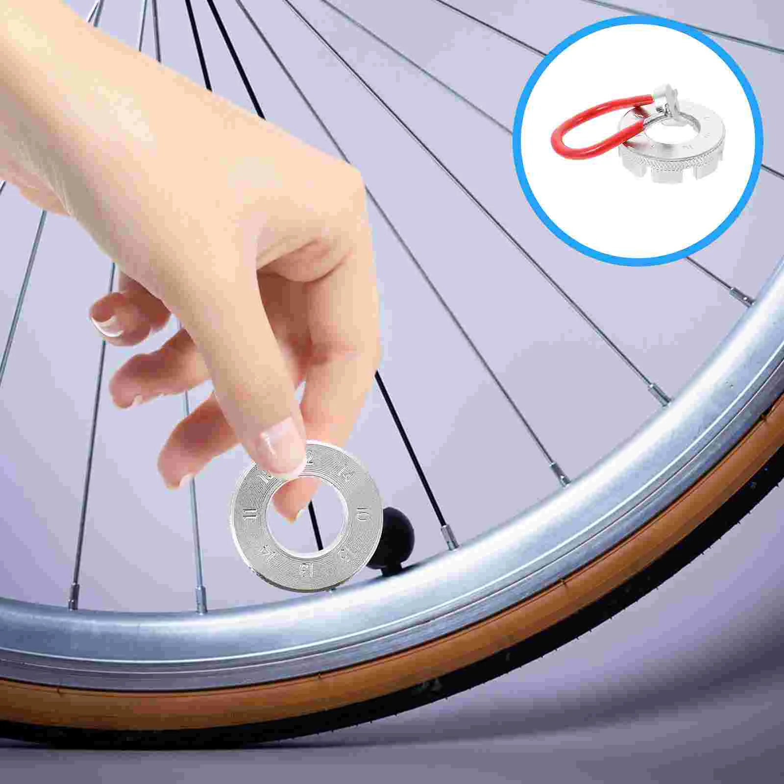 

8 Hole Spoke Wrench Professional Cycling 8-opening Bicycles Repairing Tool Wheel Bike Rim Correct Equipment