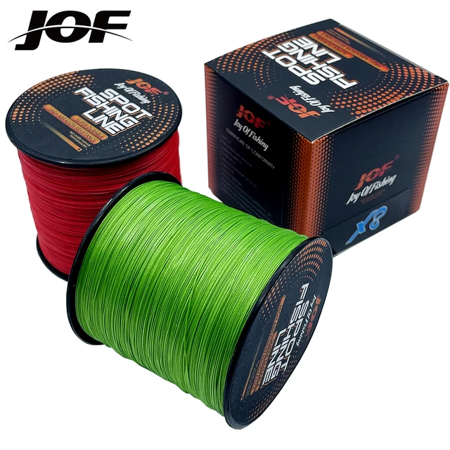 JOF Pe Braided Fishing Line 8Strands 18-78lb Super Strong Multifilament  Camouflage Color Carp 300/500m