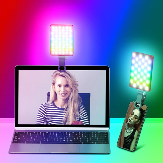 Luz LED de relleno para Selfie, luz para teléfono móvil, 2500K-9000K, para  vídeo en vivo, portátil, teléfono inteligente, luz de relleno para  videoconferencia - AliExpress