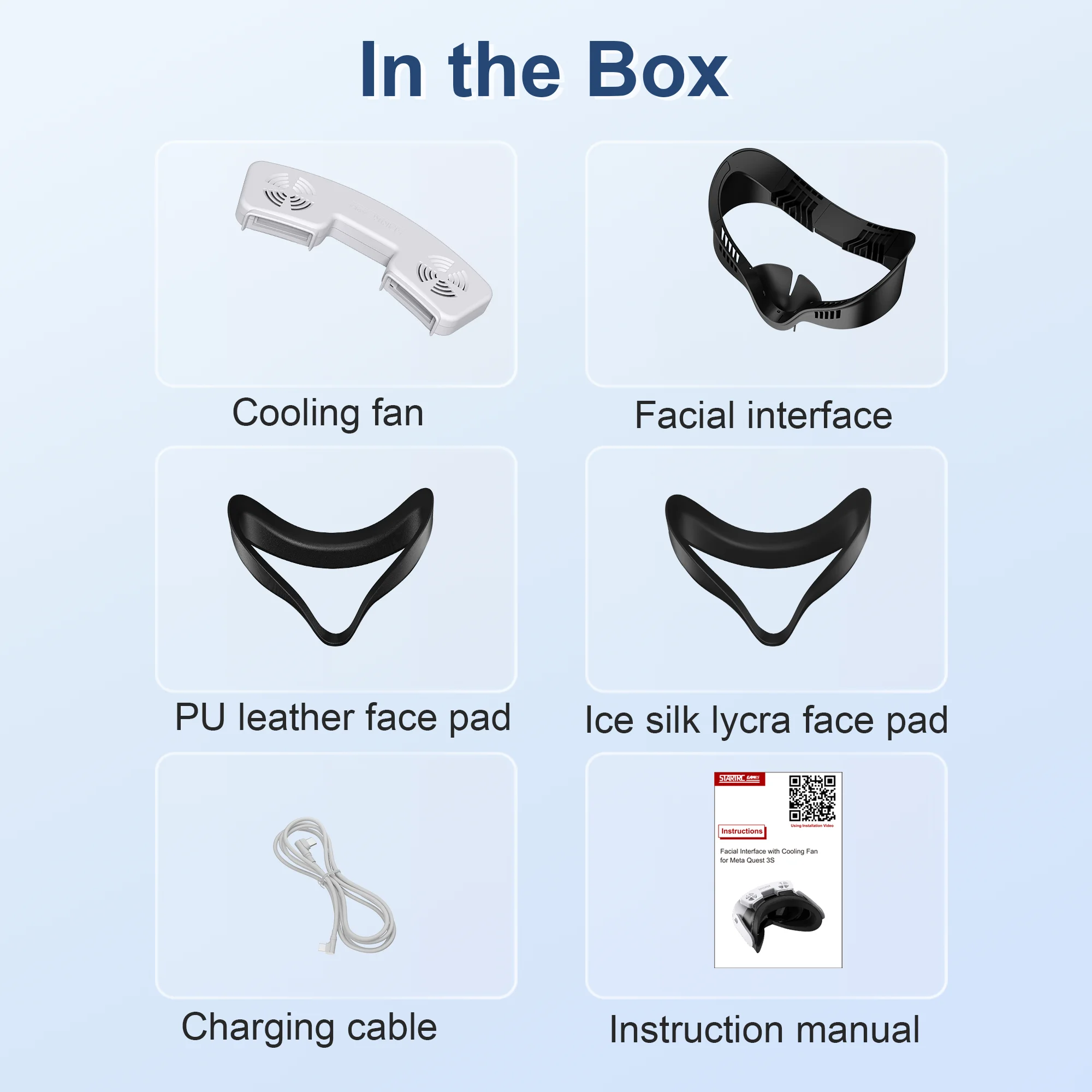 Face Mask Cover For Meta Quest 3S Face Pad Anti-Sweat Mask