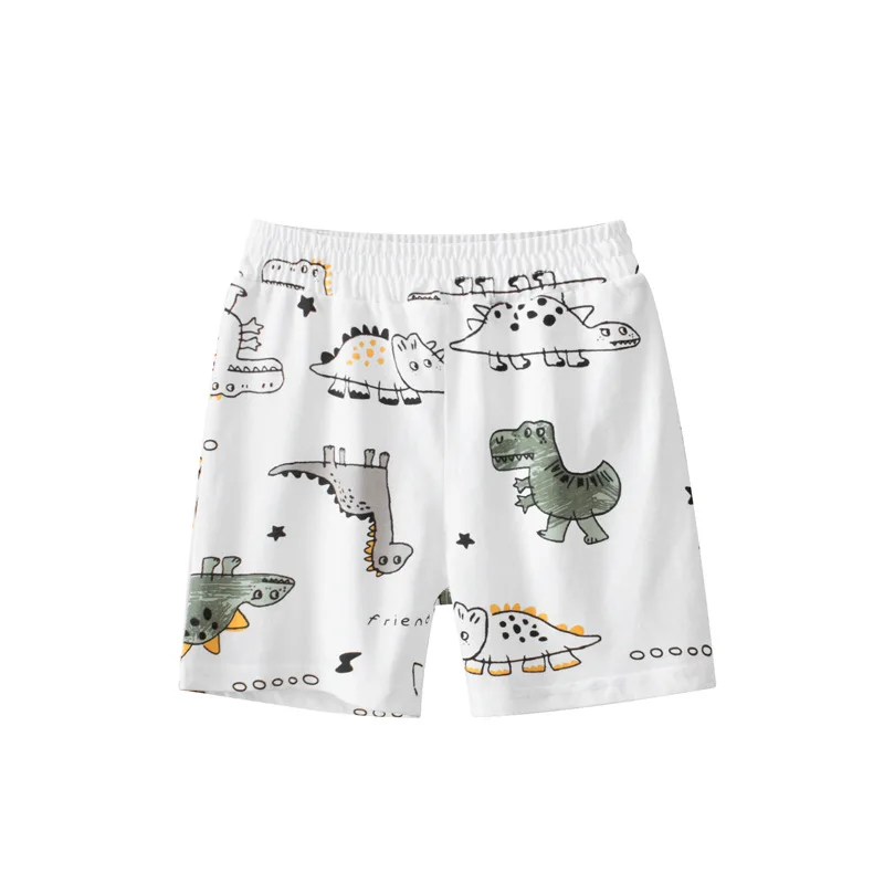 Boys Shorts Kids Capris Summer Kids Car Dinosaur Cartoon Shorts for Boy Pure Cotton Sports Casual Half Pants for Ages 1-9 Kids kids denim shorts
