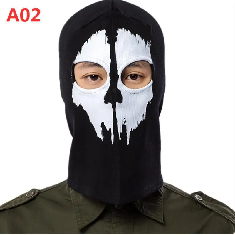 New Black Riding Outdoor Threaded Fabric Headwear Cosplay Game COD