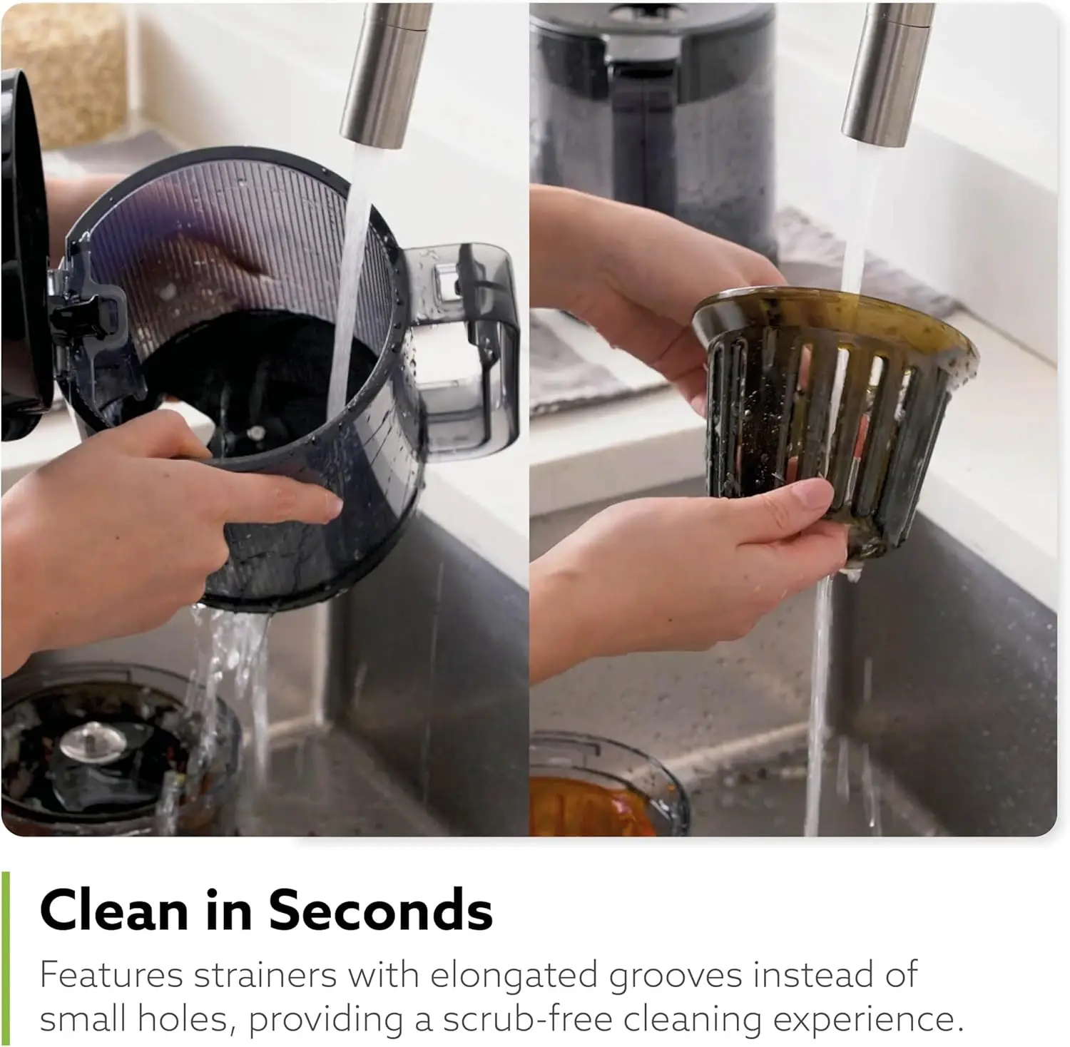 H-200 Electronic Slow Juicer Machine (Silver) - Self Feeding w Big Mouth Hopper to Fit Whole Fruits & Vegetables - Healthy 4