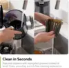 H-200 Electronic Slow Juicer Machine (Silver) - Self Feeding w Big Mouth Hopper to Fit Whole Fruits & Vegetables - Healthy 4